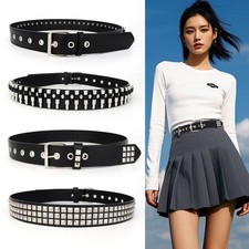 Unisex Punk Rock Belt 3 Row