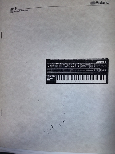 Roland jupiter 6 - roland, jp-6