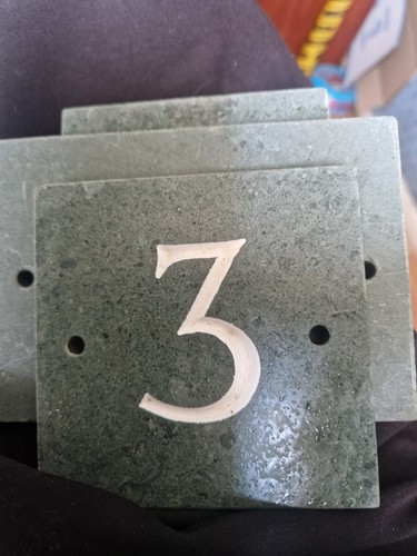 Number deep engraved welsh - deep,