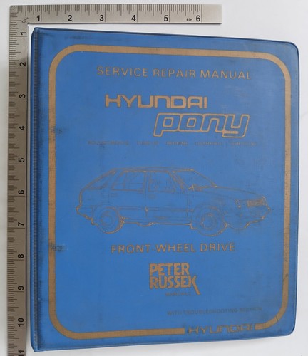 Hyundai pony service repair - pony,