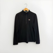 Lowe Alpine Mens Size Small Micro Grid Quarter 1/4 Zip Fleece Black