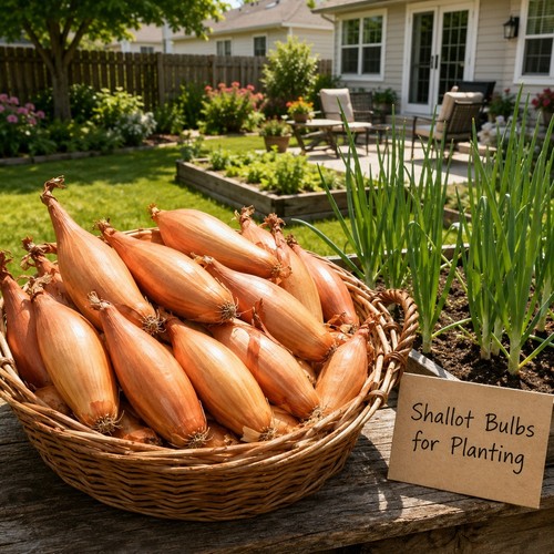 Heirloom shallot bulb onion - shallot,
