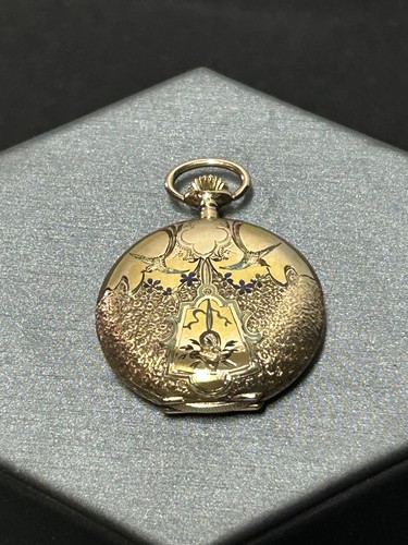 Antique gold ladies pocket - antique,