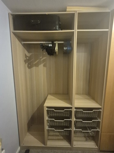 Ikea white stained oak triple - ikea,