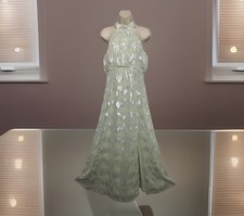 Lipsy Maxi Dress Size 14 Green