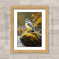 Grey Wagtail print. by L