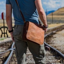 Bag Leather Messenger Shoulder Men's Crossbody Genuine Men Bags Vintage Travel
