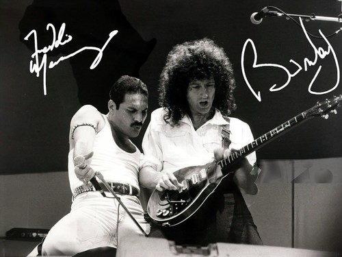 Freddie mercury and - brian, may