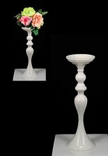 38cm Tall White Exotic Table Pedestal Bowl Flower Stand –  Wedding Centrepiece 
