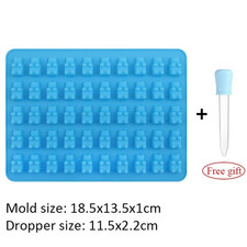 50 Grids Gummy Bear Silicone