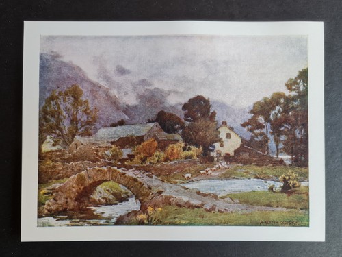 Antique 1908 print - , wastdale