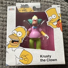 The Simpsons Krusty the Clown Small 2.5" 6cm Character Figure Jakks Pacific NEW