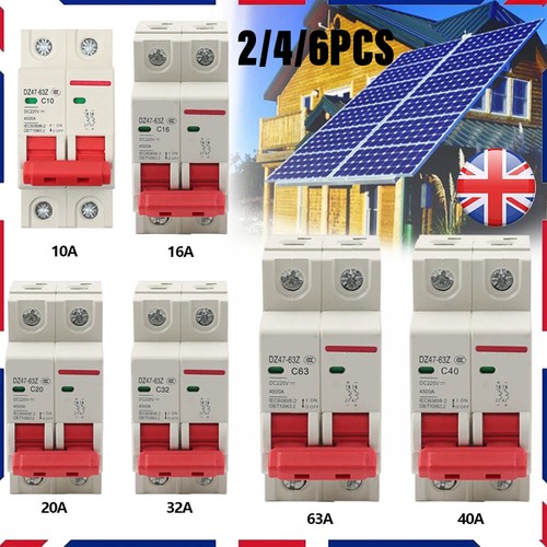 6pcs circuit breaker - 2/4/6pcs,