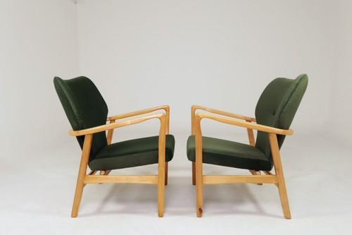 Pair vintage armchairs - of,