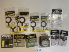 Korum Coarse Fishing Job Lot Hooks Quickstops Power Braid Braid Stoppers 14 Pack