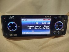 JVC KD-AVX2 FACE OFF CD DVD MP3 PLAYER SCREEN,AUX+AV INPUT,RARE,CLEAN CONDITION.