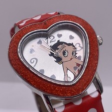 Betty Boop Womens Red Heart