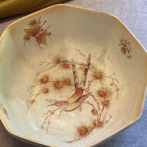 Crown ducal octagonal bowl - octagonal,