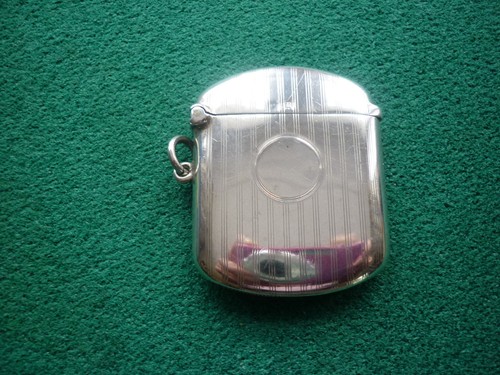 Antique sterling silver vesta - sterling,