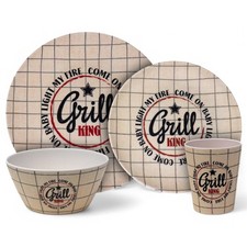 BBQ Barbecue 16pc Melamine