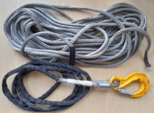 25m 10mm Marlow Dynaline Winch Rope with Competition Hook
