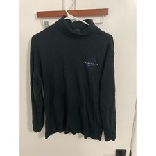 24 TV Show -Original Crew Embroidered Turtleneck Shirt, Black, Small, Jack Bauer