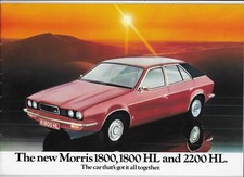1975 Morris 1800 & 2200 '18-22 Series' car brochure (British Leyland Princess)