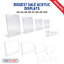 Acrylic Counter Poster Holder