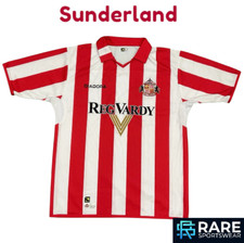 SUNDERLAND 2004-05 REG VARDY HOME FOOTBALL SHIRT LARGE ADULT DIADORA (MINT)