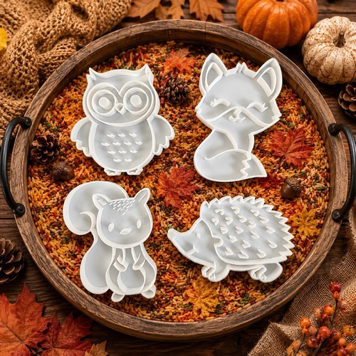 Woodland animals autumn - , tuff
