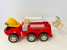 Large Matchbox Fire Truck Toy