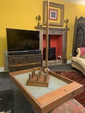 Traditional Vintage Pub Table Top Skittles/ Nine Pins