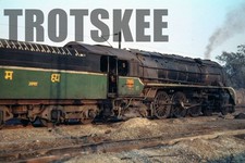 35mm Slide INDIAN Railways Steam Loco 7095 c1970s Original