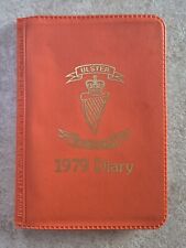 1979 ULSTER 'B' SPECIALS - Policemans Diary - Belfast Troubles, Operation Banner