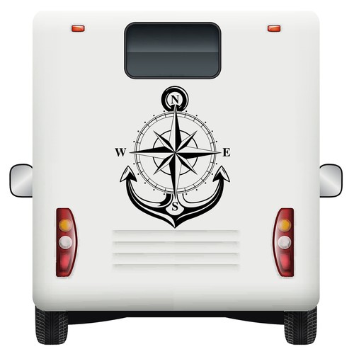 Compass car wall stickers - compass,