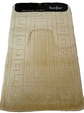 2 Piece Bath Mat Set Non Slip