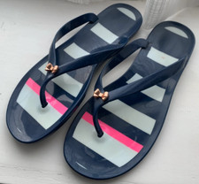 Ted Baker Ned stripe flip flops size 5.5