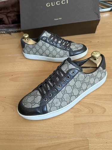Gucci ace monogram leather - gucci,