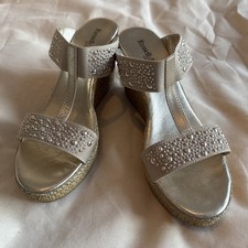 Russell & Bromley Gold Wedge