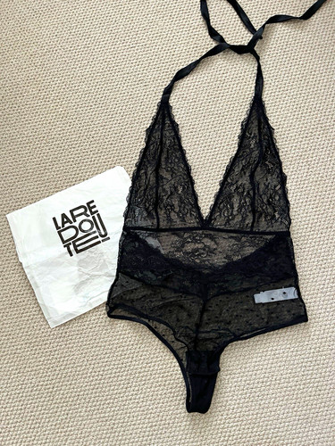 Redoute black floral lace - redoute,