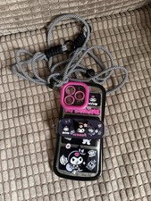 Kuromi Phone Case with Strap