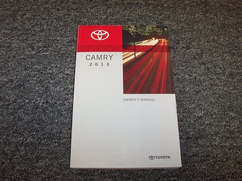 2013 toyota camry owner - 2013,