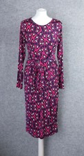 Ingenue Pink Multi Tie Front Dress Size UK 14