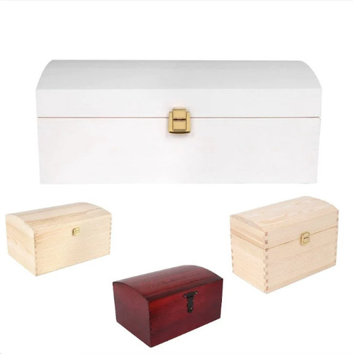 Wooden storage chest - storage,