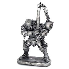 Medieval Knight Swinging Flail 28mm Metal Unpainted