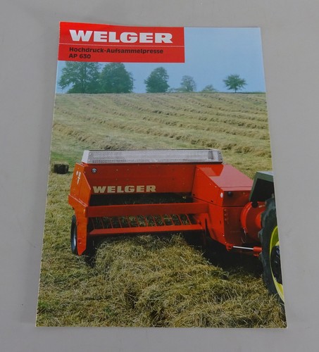 Brochure welger high pressure - brochure, high-pressure
