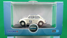 Oxford Diecast Model VW Beetle 53 Herbie Pearl White OO Gauge 1:76 76VWB001