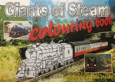 Steam Trains colouring books