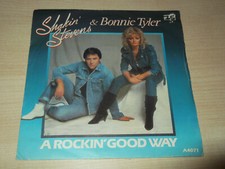 Shakin Stevens & Bonnie Tyler A Rockin Good Way 7" Hit Record 