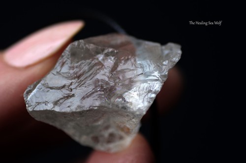 Rare smoky azeztulite - rare, necklace